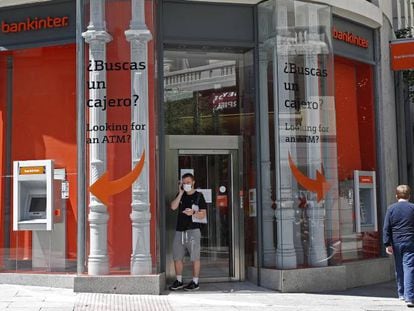 Sucursal de Bankinter, en Madrid.
