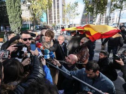 El cómico se ha acogido a su derecho a no declarar en la vista celebrada esta mañana en Madrid
