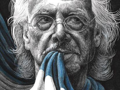 Peter Handke, visto por Juan Colombato.