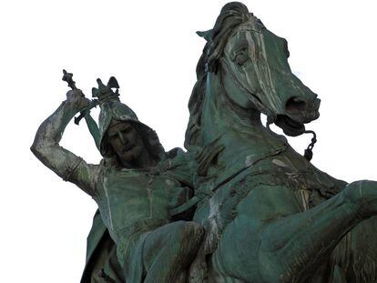 San Jorge a caballo.