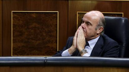 El ministro de Economía en funciones, Luis de Guindos.