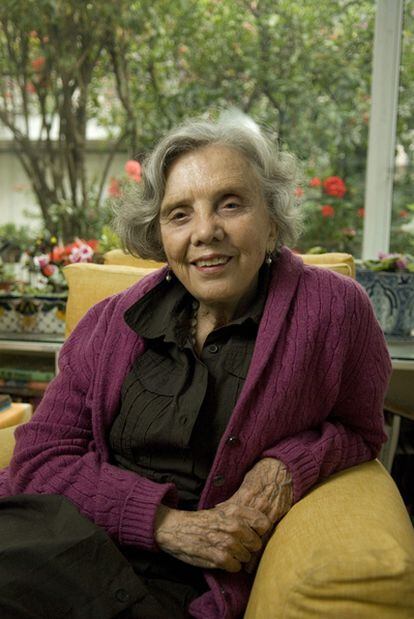 La escritora Elena Poniatowska.