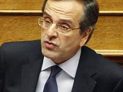 EL primer ministro griego, Andonis Samarás
