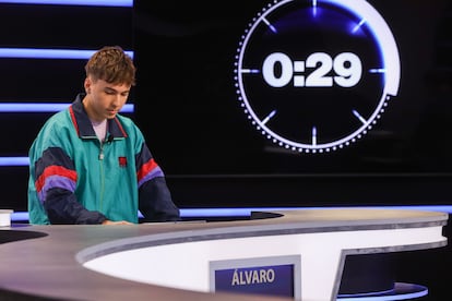 Álvaro Gamboa, en el plató de 'Cifras y letras'.