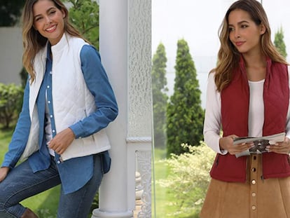 Estos chalecos son ideales para cubrirse en un día que baje un poco la temperatura