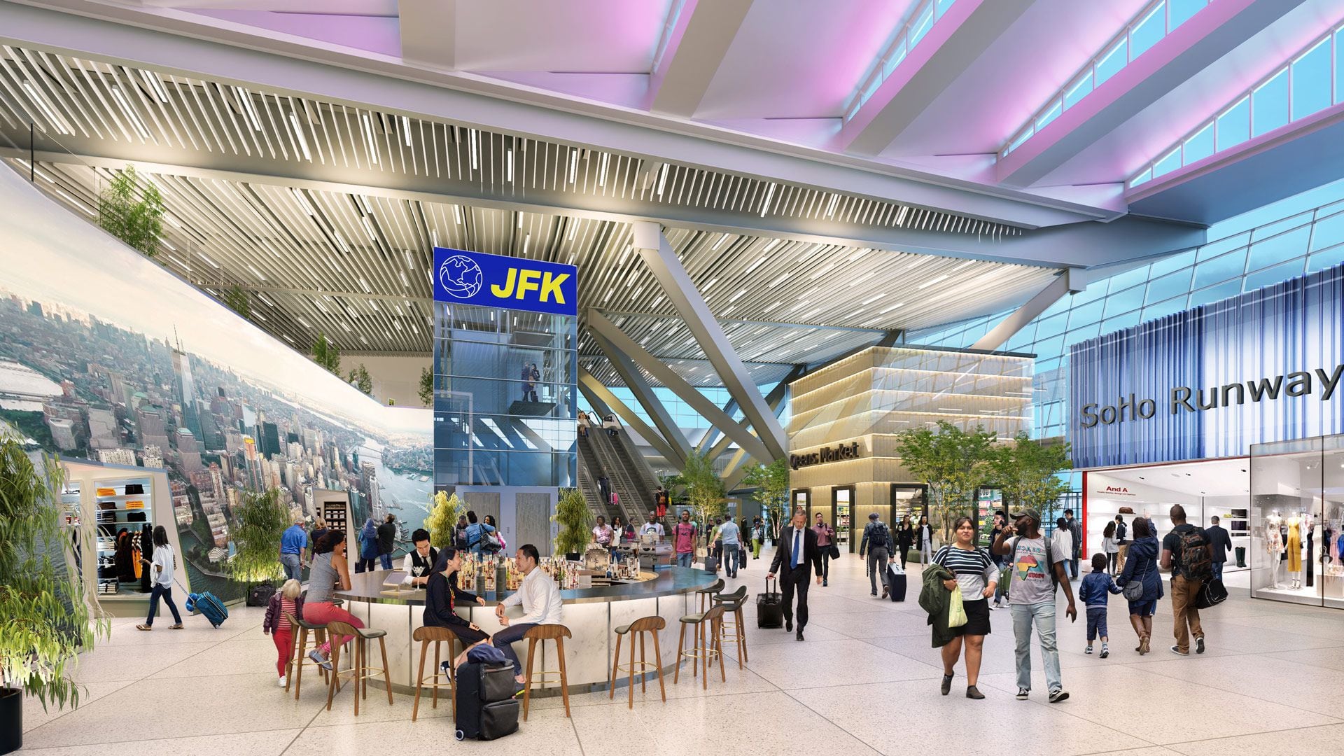 Ferrovial lanza el desarrollo comercial de su terminal de 9.000 millones en el aeropuerto JFK de Nueva York