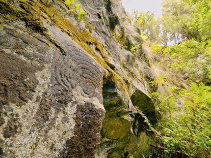 La Zona Arqueológica de La Zarza y La Zarcita es la estación de grabados rupestres más espectacular de La Palma.