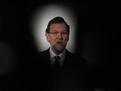 El presidente del Gobierno, Mariano Rajoy, en el seminario &#039;The Economist&#039; de la semana pasada. 