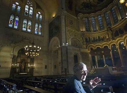 Adolfo Nicolás, superior general de la Compañía de Jesús, el pasado miércoles en Barcelona.