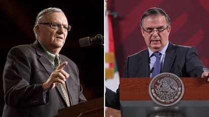 Joe Arpaio y Marcelo Ebrard