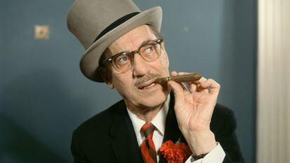 El comediante y actor Groucho Marx, en una foto de1965.