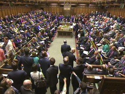 Un momento del debate sobre Siria en la C&aacute;mara de los Comunes, Londres, Reino Unido, el 29 de agosto de 2013. 