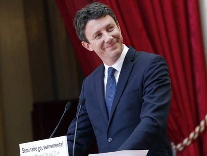 Benjamin Griveaux, en mayo de 2018, durante su etapa como portavoz del Gobierno de Emmanuel Macron.