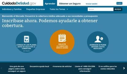 El portal en espa&ntilde;ol Cuidadodesalud.gov