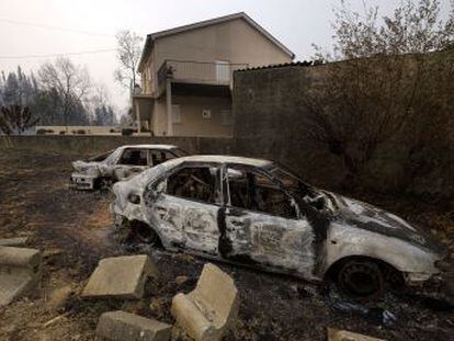 Al menos 41 personas han fallecido en los más de 500 incendios que han afectado el centro y norte de Portugal. Los vecinos del pueblo de Penacova relatan cómo sobrevivieron a las llamas