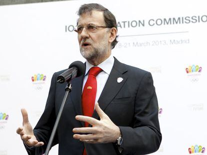 Mariano Rajoy ha dado la bienvenida a los miembros del COI "para mostrar el pleno apoyo y total respaldo del Gobierno" a la ciudad.