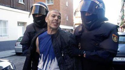 Ikasrrien, cuando fue detenido en Madrid en junio de 2014.