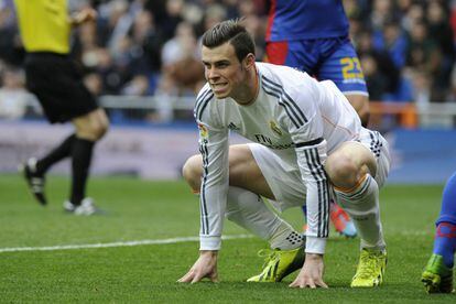Bale, tras fallar una ocasión.