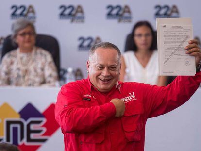 Diosdado Cabello, vicepresidente del Partido Socialista Unido de Venezuela, el pasado febrero en Caracas.