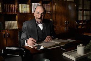 Hércules Poirot, personaje creado por Agatha Christie.