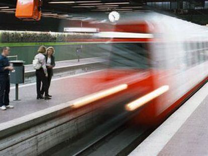 Una estaci&oacute;n de Cercan&iacute;as de Catalu&ntilde;a