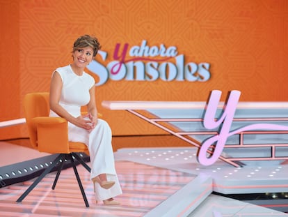 Sonsoles Ónega, en el plató de 'Ya es mediodía'.
