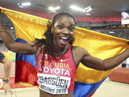 La atleta colombiana Caterine Ibargüen.