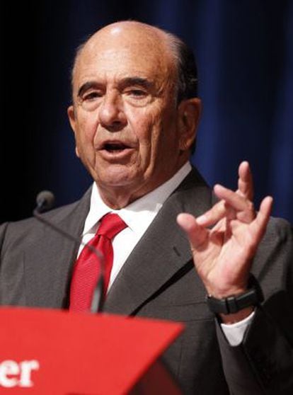 Emilio Botín, presidente del Banco Santander