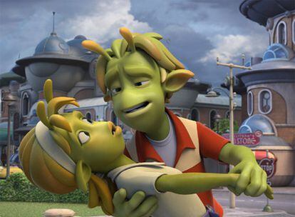 Un fotograma de <i>Planet 51.</i>