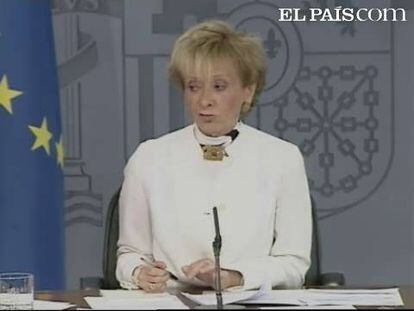 La vicepresidenta primera del Gobierno "No hay nada que no sea el fin de ETA"