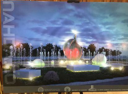 <a href="http://elpais.com/elpais/2017/03/24/album/1490353356_160913.html"><B>FOTOGALERÍA: Así será Bagdad.</b></a>Proyecto de una de las plazas iraquíes que restaurará Shamma.