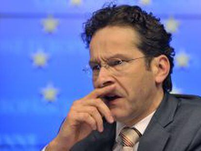 El presidente del Eurogrupo, Jeroen Dijsselbloem, en una conferencia de prensa el 16 de marzo 2013. 