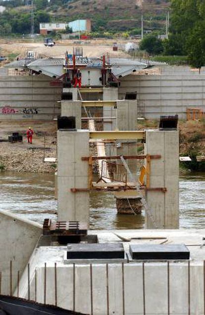 Obra en Logroño, en la que trabaja Ferrovial Agromán. EFE/Archivo