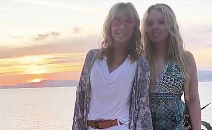 Tiffany Trump, derecha, este martes en Mallorca junto a su madre, Marla Maples.