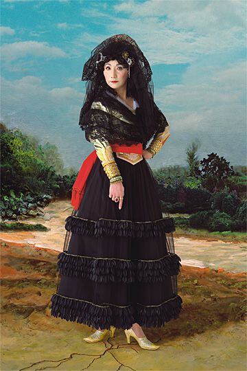 'Black Alba', 2004. Cortesía de la Galería Juana de Aizpuru, Madrid. El autor japonés recrea clásicos de la pintura para subrayar el vacío de culturas no occidentales en la historia del arte oficial.