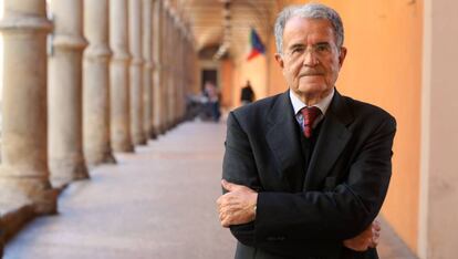 Romano Prodi, el pasado martes en Bolonia.