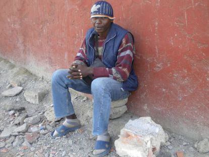 Touré Mocta, de 25 años, en las afueras de Nador (Marruecos), a 12 kilómetros de Melilla.