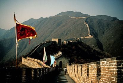 Panorámica de la Gran Muralla, en China.