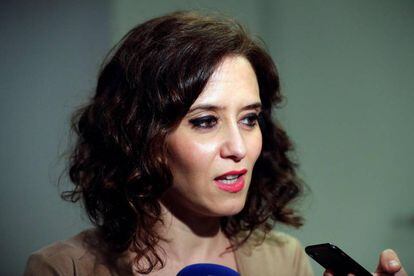 La candidata del PP a la Comunidad de Madrid, Isabel Díaz Ayuso.