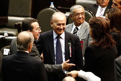 Guillermo 'Billy' Álvarez, en el Congreso mexicano, en 2013.