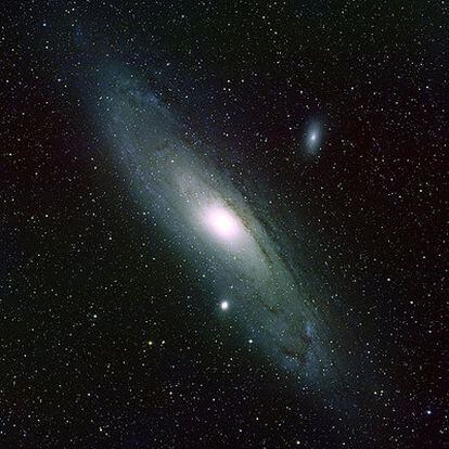 La galaxia de Andrómeda Messier 31.