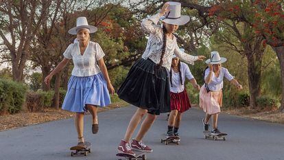 El grito de las ‘skaters’ bolivianas