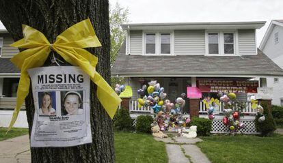 El exterior de la casa de Amanda Berry.