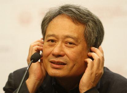 El director taiwanés Ang Lee, ayer en San Sebastián.