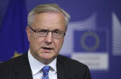 El vicepresidente económico de la Comisión Europea (CE), Olli Rehn. EFE/Archivo