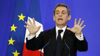 Nicolas Sarkozy en París, el 3 de noviembre de 2015.