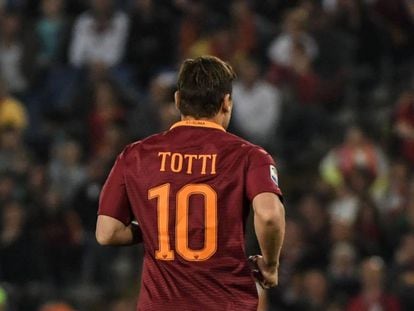Francesco Totti, el pasado 14 de mayo, durante Roma-Juventus.