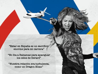 Confesiones de Shakira en el juzgado: “Hice aterrizar el avión en Barcelona solo para darle un beso a Gerard”