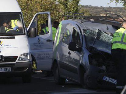 Un accidente ocurrido en Ciudad Real, en el que falleci&oacute; una persona.