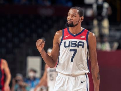 Kevin Durant, durante los Juegos Olímpicos de Tokio.